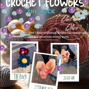 Crochet Flowers - The Rock
