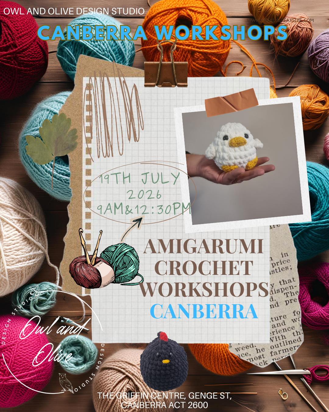 Crochet - Amigurumi (Canberra)12:30pm